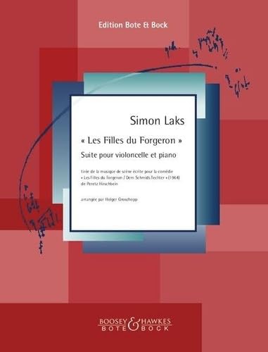 Stock image for  Les Filles du Forgeron : Suite pour violoncelle et piano. cello and piano. for sale by Revaluation Books