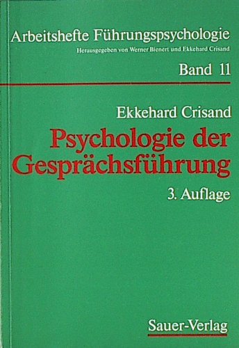 9783793870272: Psychologie der Gesprchsfhrung