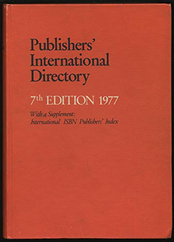 Internationales Verlagsadreßbuch ; Bd. 7 Internationales Verlagsadressbuch = Publishers internati...