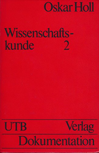 Beispielbild fr Wissenschaftskunde II zum Verkauf von Bernhard Kiewel Rare Books