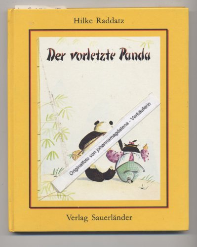 Beispielbild fr Der vorletzte Panda. Eine chinesische Bildergeschichte zum Verkauf von medimops