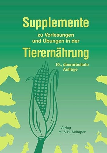 Imagen de archivo de Supplemente zu Vorlesungen und bungen in der Tierernhrung [Gebundene Ausgabe] Josef Kamphues (Autor), Manfred Coenen (Autor), Ellen Kienzle (Autor), Josef Pallauf (Autor), Ortwin Simon (Autor), Jrgen Zentek (Autor) Die nun vorliegende 10. Auflage der Supplemente" wurde komplett berarbeitet und um bedeutsame Aspekte ergnzt. Dabei wurden die bisherigen Konzepte weiter entwickelt und orientieren sich in dieser neuen Auflage noch strker an den tierrztlichen Problemfeldern der Tierernhrung Grundlagen der Futtermittelkunde und einer bedarfsgerechten Ernhrung, Beurteilung der Versorgung, nutriv bedingte Probleme beim einzelnen Tier sowie im Bestand, Bedeutung der Tierernhrung fr die Lebensmittelqualitt und nicht zuletzt die Ernhrung eines immer greren Spektrums an Liebhabertieren". Die neue Auflage impliziert einerseits die neusten Erkenntnisse der Tierernhrungswissenschaft, die Entwicklung der Ftterungspraxis und die aktuellen rechtlichen Rahmenbedingungen fr die Ftterun a la venta por BUCHSERVICE / ANTIQUARIAT Lars Lutzer