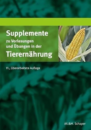 Imagen de archivo de Supplemente zu Vorlesungen und bungen in der Tierernhrung a la venta por medimops