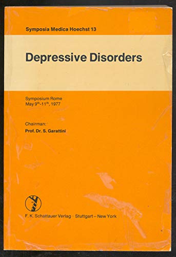 Stock image for Depressive Disorders Symposium Rome 1977 for sale by Martin Preu / Akademische Buchhandlung Woetzel