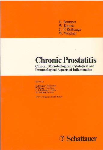 Stock image for Chronic Prostatitis: Clinical, Microbiological, Cytological and Immunological Aspects for sale by medimops