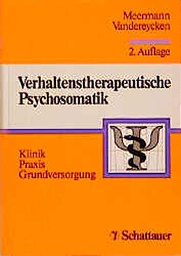 Beispielbild fr Verhaltenstherapeutische Psychosomatik zum Verkauf von medimops