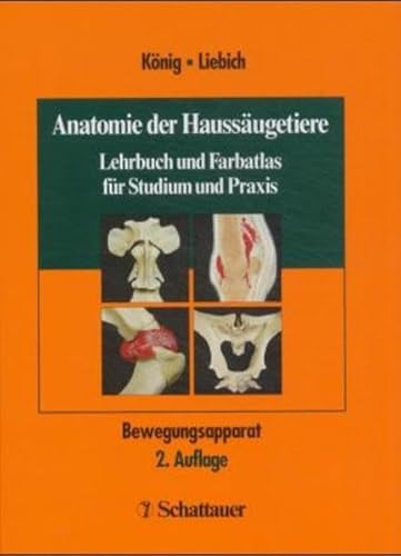 9783794521531: Anatomie der Haussugetiere. Bd 1, Bewegungsapparat. Lehrbuch und Farbatlas fr Studium und Praxis