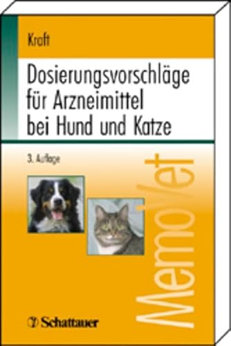 9783794522781: Dosierungsvorschlge fr Arzneimittel bei Hund und Katze: MemoVet
