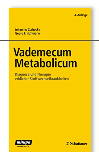 Imagen de archivo de Vademecum Metabolicum: Diagnose und Therapie erblicher Stoffwechselkrankheiten a la venta por medimops