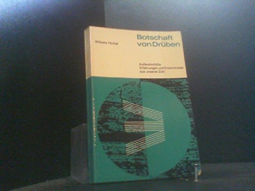 9783794601165: Botschaft von Drben? : Parapsychologie u. Christenglaube.