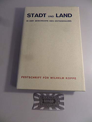 9783795000332: Stadt und Land in der Geschichte des Ostseeraums W