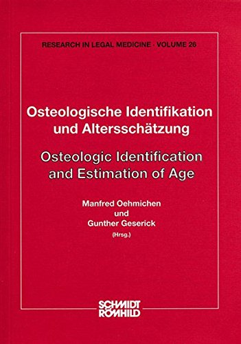 9783795003234: Osteologische Identifikation und Altersschtzung