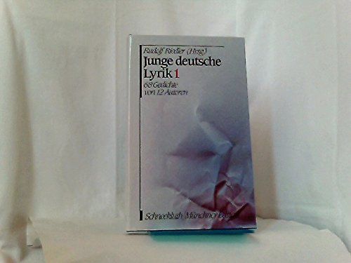 Beispielbild fr Junge deutsche Lyrik 1 - 68 Gedichte von 12 Autoren zum Verkauf von Hylaila - Online-Antiquariat