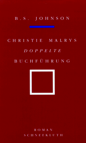 9783795110789: Christie Malry's doppelte Buchfhrung