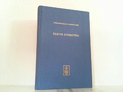Stock image for Kleine Schriften for sale by medimops
