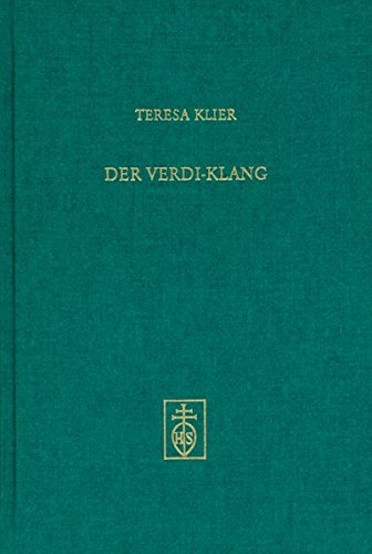 Der Verdi-Klang. - Klier, Teresa