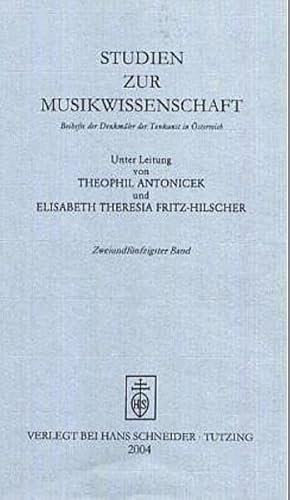 Stock image for Studien zur Musikwissenschaft. Beihefte der Denkmler der Tonkunst in sterreich / Die frhen Klaviersonaten von Joseph Haydn Eine vergleichende Studie for sale by Buchpark