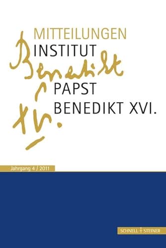 Stock image for Mitteilungen Institut-Papst-Benedikt XVI. for sale by ISD LLC