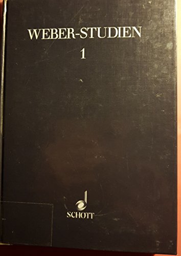 Imagen de archivo de Weber-Studien. In Verbindung mit d. Carl-Maria-von-Weber-Gesamtausg. Weitere Beitr. v. E. Bartlitz, C. Heyter-Rauland u.v.a. a la venta por Bojara & Bojara-Kellinghaus OHG