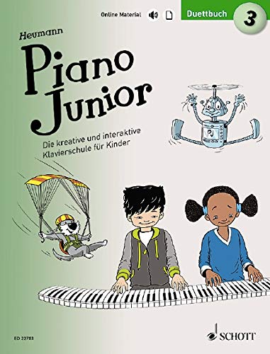 Beispielbild fr Piano Junior: Duettbuch 3: Vierhndiges Spielbuch zur Klavierschule. Band 3. Klavier 4-hndig. (Piano Junior - deutsche Ausgabe) zum Verkauf von medimops
