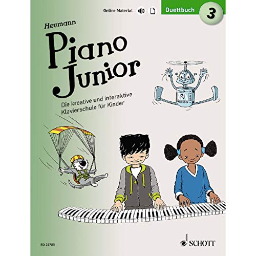 Stock image for Piano Junior: Duettbuch 3: Vierhndiges Spielbuch zur Klavierschule. Band 3. Klavier 4-hndig. (Piano Junior - deutsche Ausgabe) for sale by medimops
