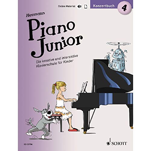 Stock image for Piano Junior: Konzertbuch 4 -Language: german for sale by GreatBookPrices