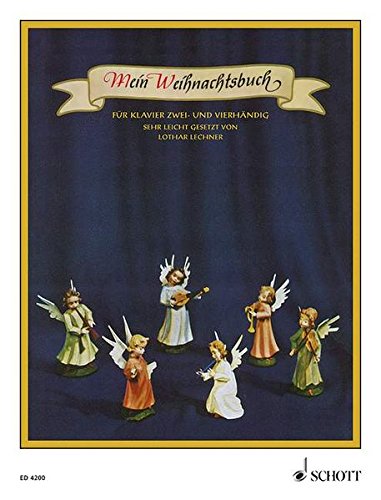 Stock image for Mein Weihnachtsbuch: 40 Weihnachtslieder mit vollstndigen Texten. Klavier 2- und 4-hndig. for sale by medimops