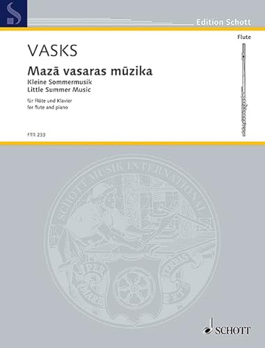 Beispielbild fr Maza Vasaras Muzika, Kleine Sommermusik: Flote und Klavier zum Verkauf von Prior Books Ltd