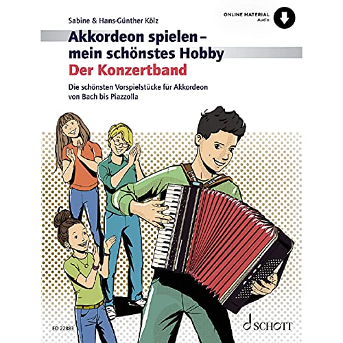 9783795712914: Der Konzertband - Akkordeon: Die schnsten Vorspielstcke fr Akkordeon von Bach bis Piazzolla. Akkordeon.