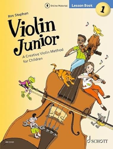 Beispielbild fr Violin Junior: Lesson Book 1 - A Creative Violin Method for Children - Violin Sheet Music - Schott Music (ED 23101): Vol. 1 zum Verkauf von WorldofBooks