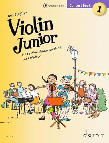 Beispielbild fr Violin Junior: Concert Book 1 - A Creative Violin Method for Children - Violin and Piano Sheet Music - Schott Music (ED 23121): Livre de concerts 1 zum Verkauf von WorldofBooks