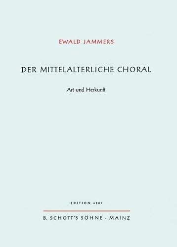 9783795717216: Der mittelalterliche choral livre sur la musique