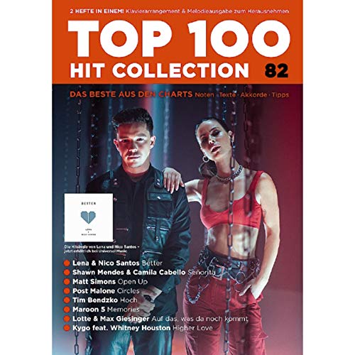 Stock image for Top 100 Hit Collection 82: Das Beste Aus Den Charts / Noten - Texte - Akkorde - Tipps: 8 Chart Hits: Senorita - Better - Memories - Hoch - Auf das, . Love - Open Up. Vol. 82. piano / keyboard. for sale by Reuseabook