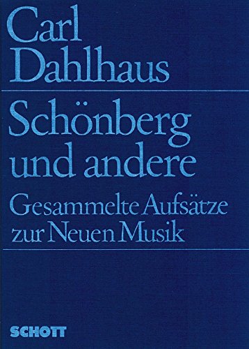 9783795721688: Schonberg und andere livre sur la musique