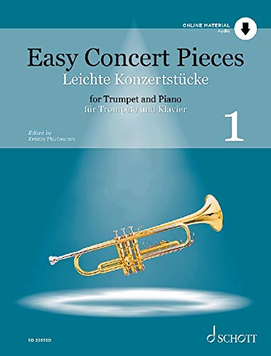 9783795721992: Easy Concert Pieces Band 1. Trompete und Klavier: 22 Pieces from 5 Centuries. Ausgabe mit Online-Audiodatei.