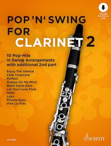 9783795727833: Pop 'n' Swing For Clarinet: 10 Pop-Hits in Swing Arrangements. Vol. 2. 1-2 clarinets.