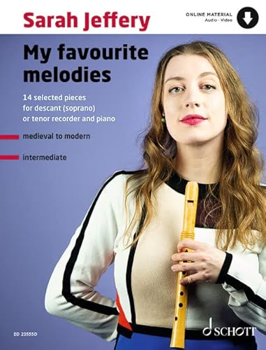 Beispielbild fr Jeffery: My Favourite Melodies 14 Selected Pieces for Soprano (Or Tenor) Recorder and Piano Book With Online Material zum Verkauf von Blackwell's