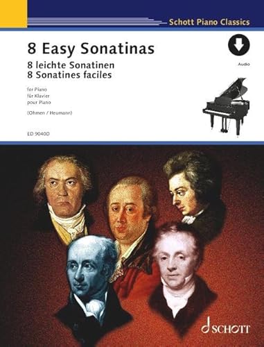 Stock image for 8 Sonatines faciles: de Clementi  Beethoven. piano. for sale by Revaluation Books