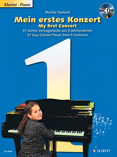 Beispielbild fr My First Concert - 57 Easy Concert Pieces from 5 Centuries - piano - edition with CD - (ED 20969) zum Verkauf von WorldofBooks