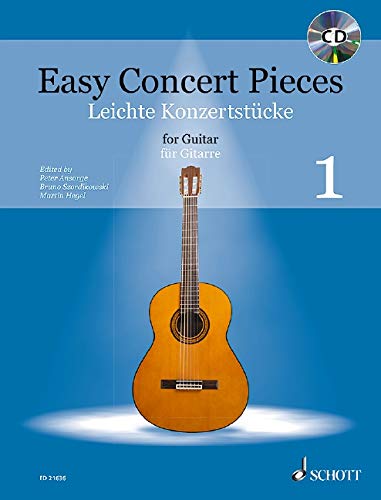 Stock image for Easy Concert Pieces for Guitar - Volume 1: With a CD of Performance Tracks Book/CD (54 pieces) for sale by GF Books, Inc.