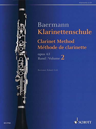 9783795748029: Clarinet Method, Op 63 / Methode de clarinette op 63: Nos 34-62: Vol. 2: No. 34-52. op. 63. clarinet in Bb.