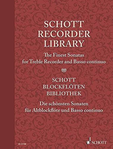 Beispielbild fr Schott Recorder Library zum Verkauf von Blackwell's