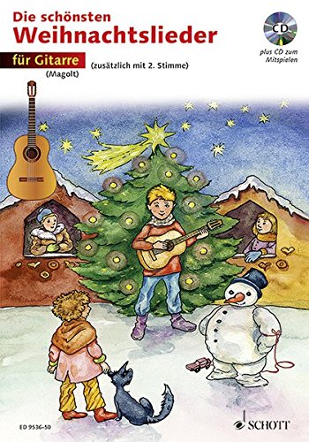 Imagen de archivo de Die schnsten Weihnachtslieder: sehr leicht bearbeitet. 1-2 Gitarren. Ausgabe mit CD. a la venta por medimops