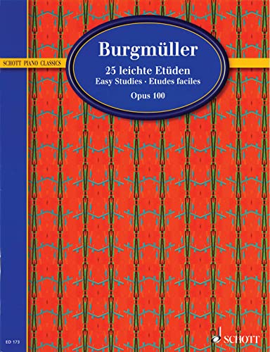 25 Etüden, opus 100 für Klavier - Friedrich Burgmüller