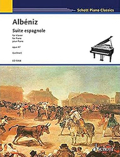 Beispielbild fr Suite Espagnole, Op. 47: Piano Solo (Schott Piano Classics) zum Verkauf von St Vincent de Paul of Lane County