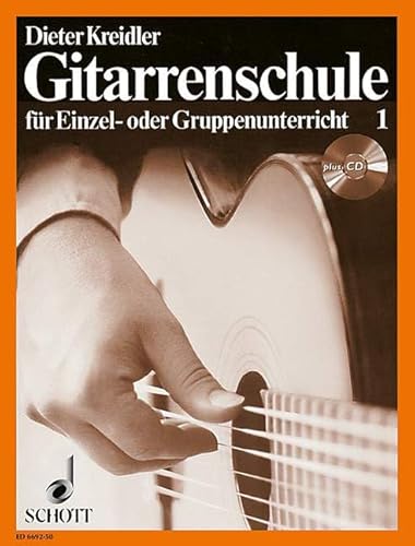 Beispielbild fr Gitarrenschule fr Einzel- oder Gruppenunterricht 1. Inkl. CD zum Verkauf von medimops