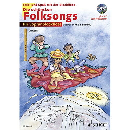 9783795755720: Schonsten folksongs flute a bec +cd