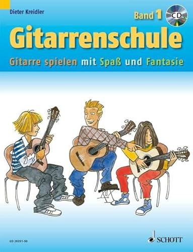 9783795758783: Gitarrenschule band 1 guitare +cd: Gitarre spielen mit Spa und Fantasie - Neufassung. Band 1. Gitarre. Ausgabe mit CD.