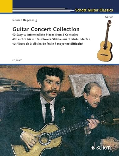 Beispielbild fr Guitar Concert Collection: 40 Easy to Intermediate Pieces from 3 Centuries zum Verkauf von Books Unplugged