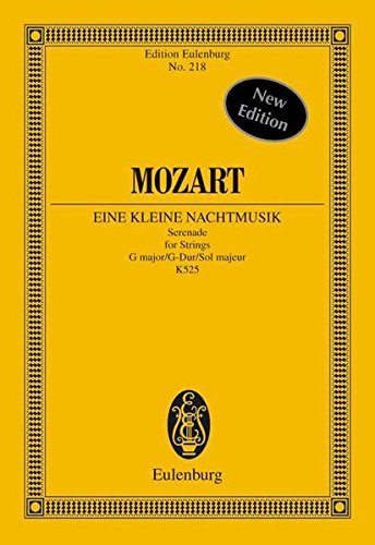 Stock image for Eine Kleine Nachtmusik - Serenade for Strings in G Major, K. 525. Miniature Score Mozart, Wolfgang Amadeus and Rexroth, Dieter for sale by Re-Read Ltd